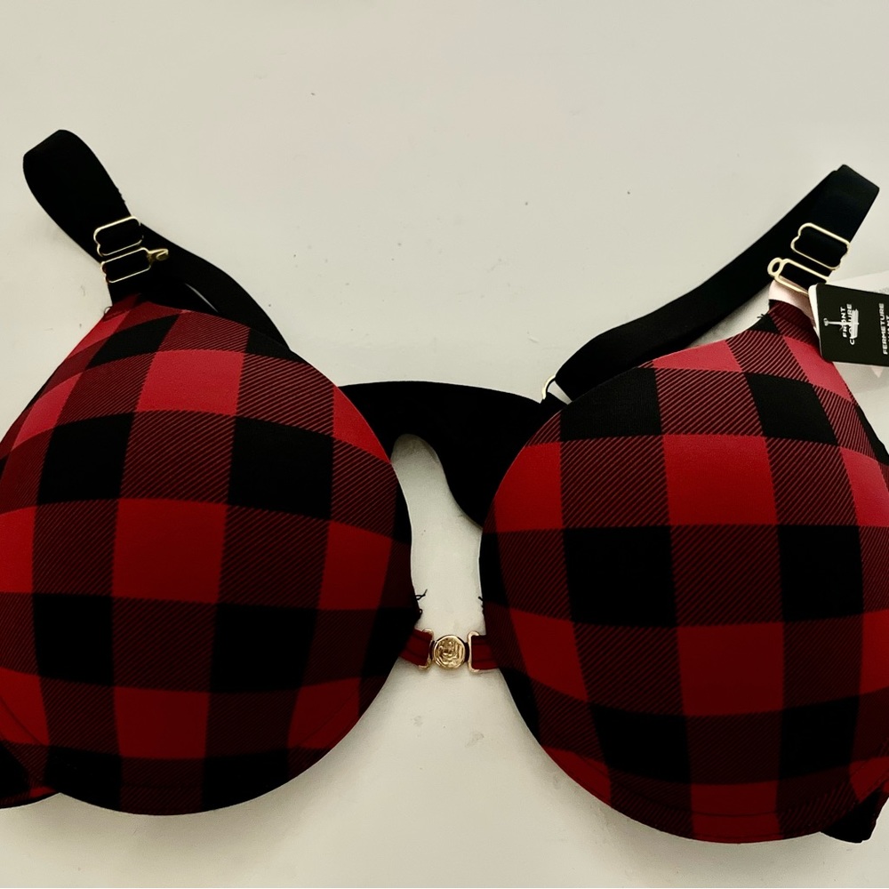 36c front closure push up bra